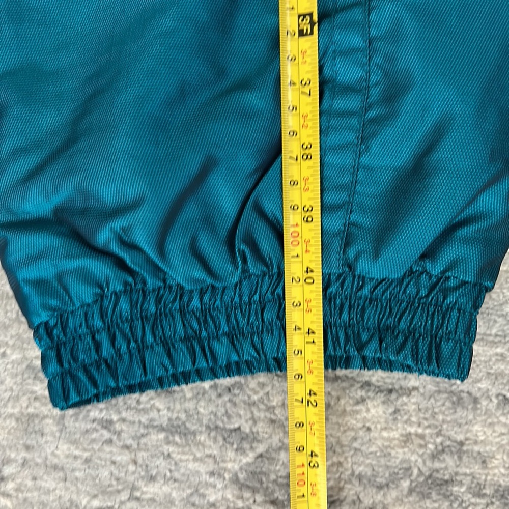 Vintage Y2K Metallic Teal Ski Pants - Picture 5 of 5